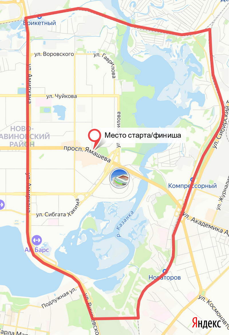 Границы полигона 4-ого этапа летнее-осеннего Кубка 2026 г.